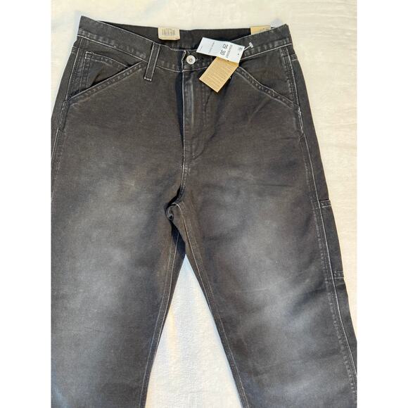 Levis Mens Black Utility Jeans Carpenter Straight Loose 568 Sz 29 x 30 NWT - Picture 2 of 10